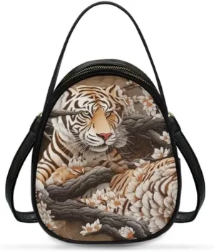 Women Travel Crossbody Cell Phone Purse, PU Leather Wallet Shoulder Bag Zipper Top Handle Handbag Multi Pocket