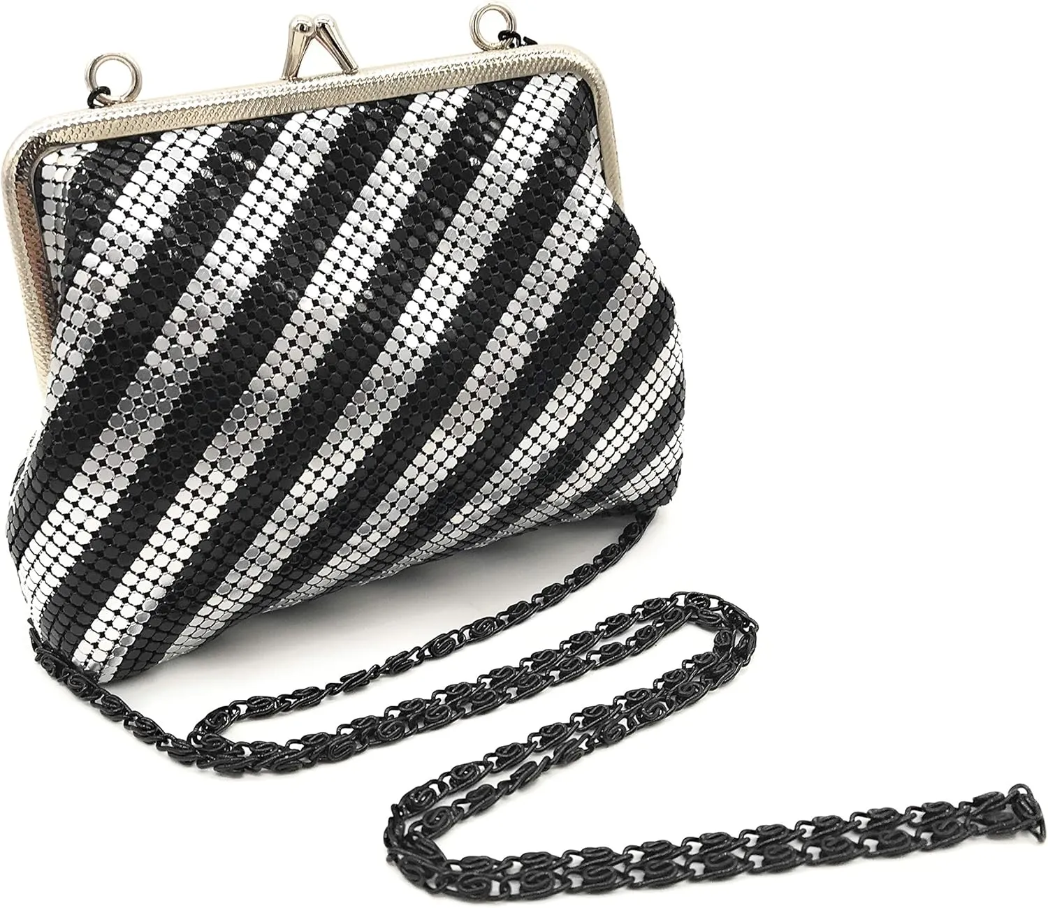 Women XX-Small Clutch Metal Mesh Evening Purse