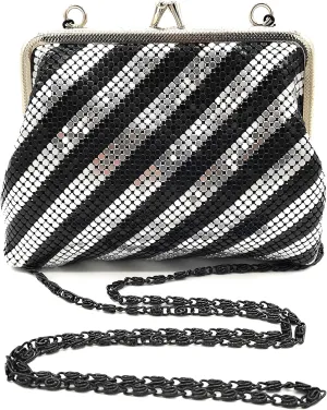 Women XX-Small Clutch Metal Mesh Evening Purse
