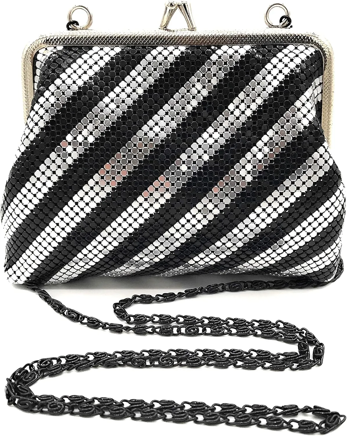 Women XX-Small Clutch Metal Mesh Evening Purse