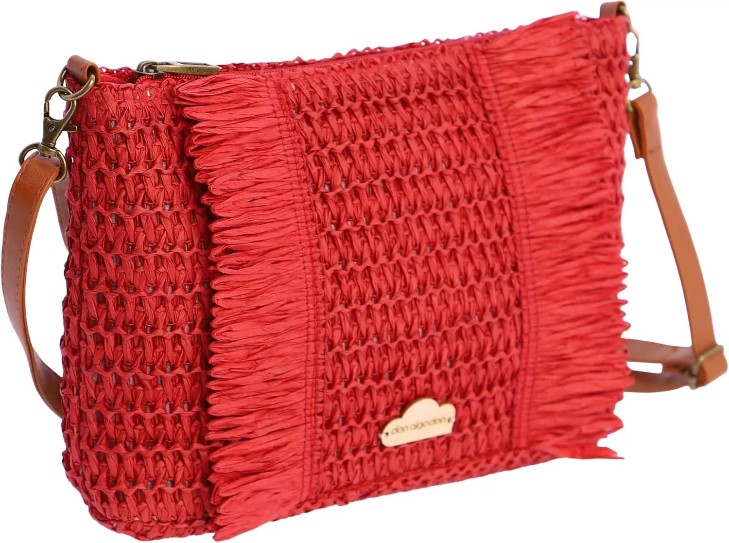 Women's Beja Shoulder Bag, Beach Bag, Summer Bag, Raffia Bag