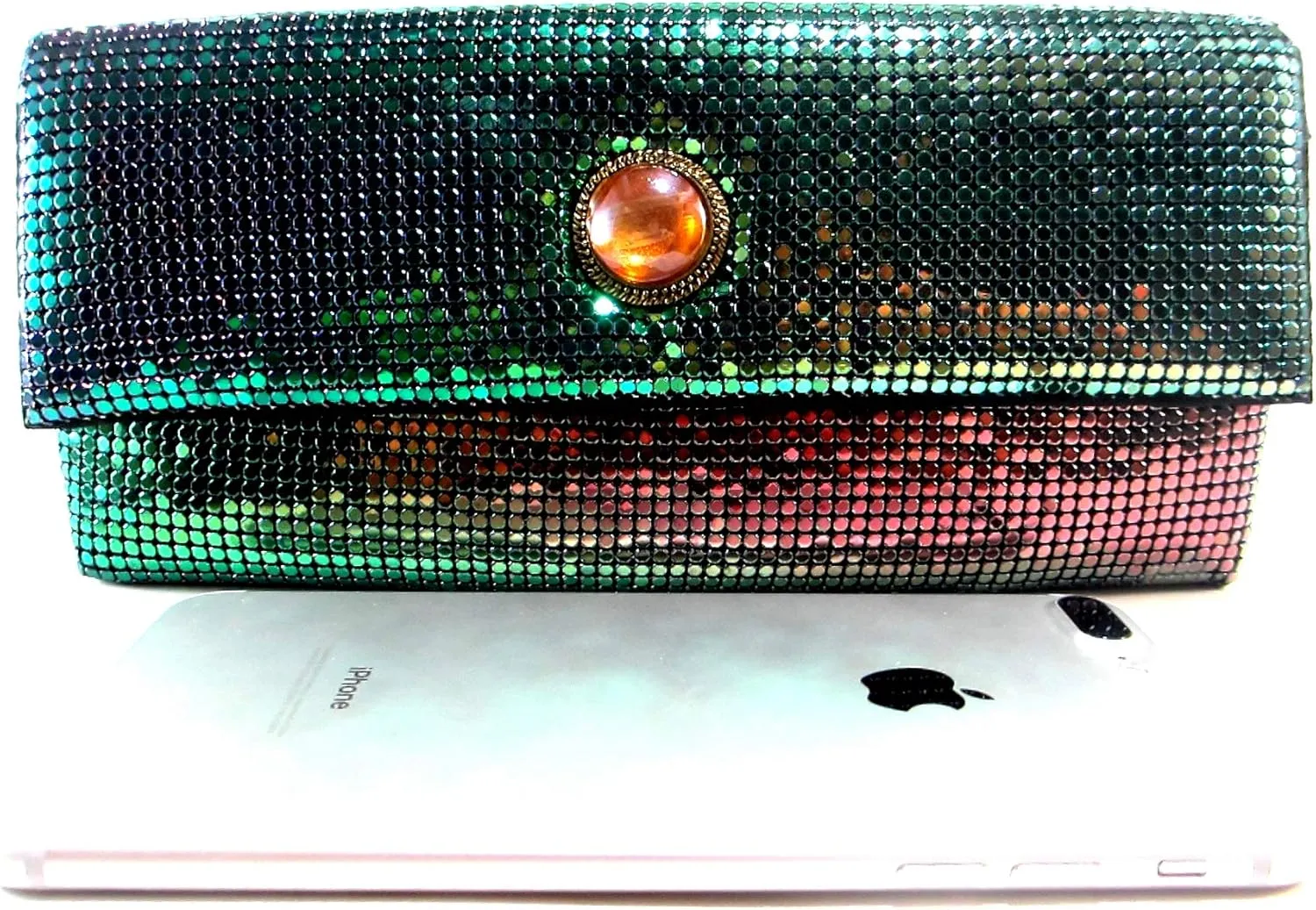 Womens clutch metal mesh evening purse for Cocktail Party Prom Wedding Banquet