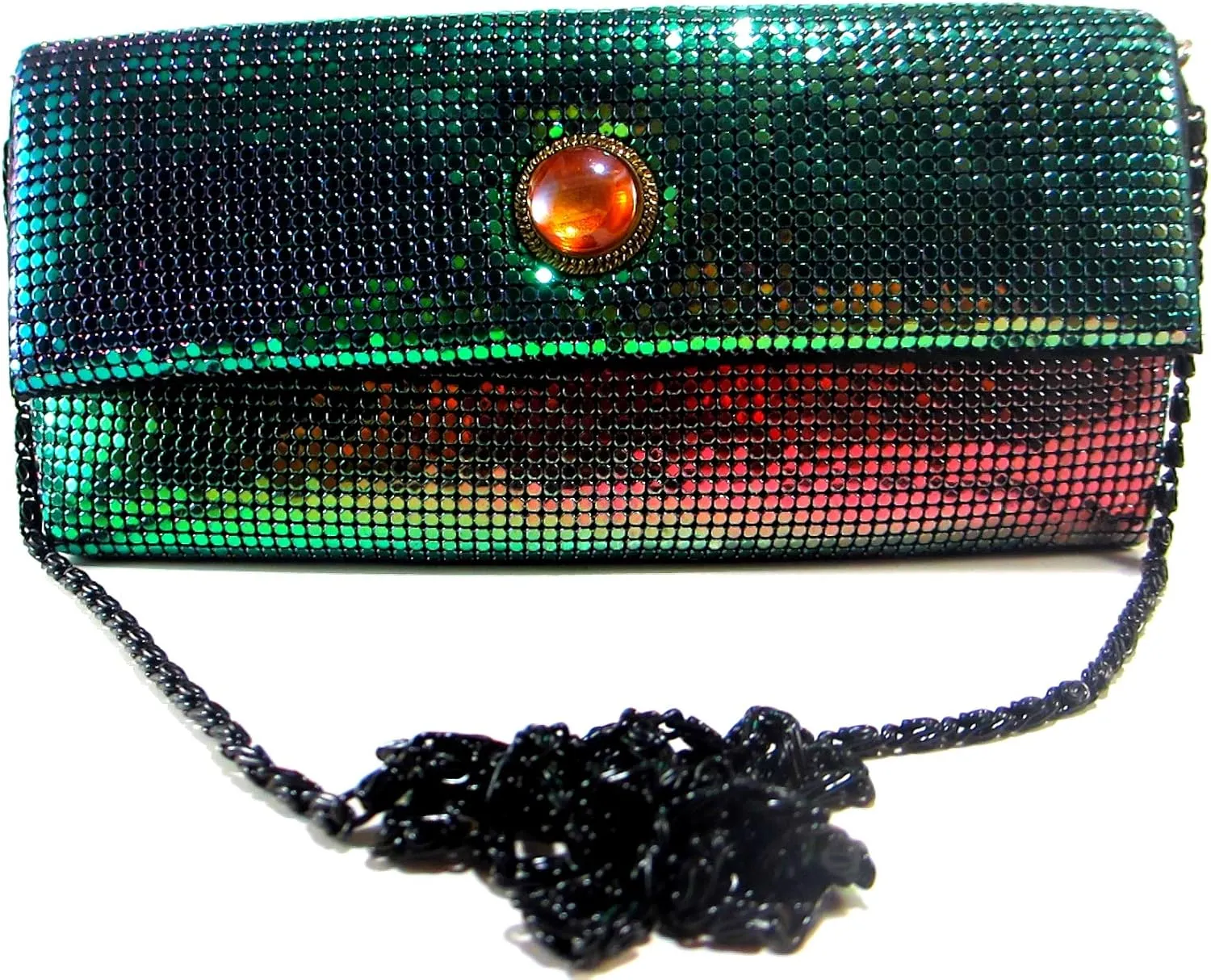 Womens clutch metal mesh evening purse for Cocktail Party Prom Wedding Banquet