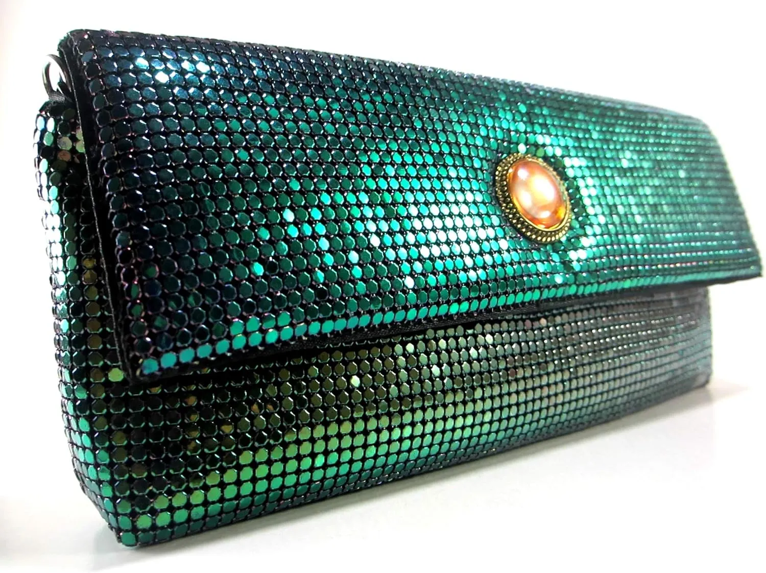 Womens clutch metal mesh evening purse for Cocktail Party Prom Wedding Banquet