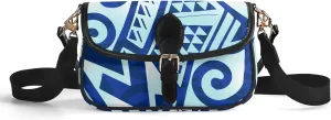 Women'S Crossbody Bag Custom Tribal Print Floral Print Small Square Bag Polynesian Party Fashion Elegant Women'S Bag