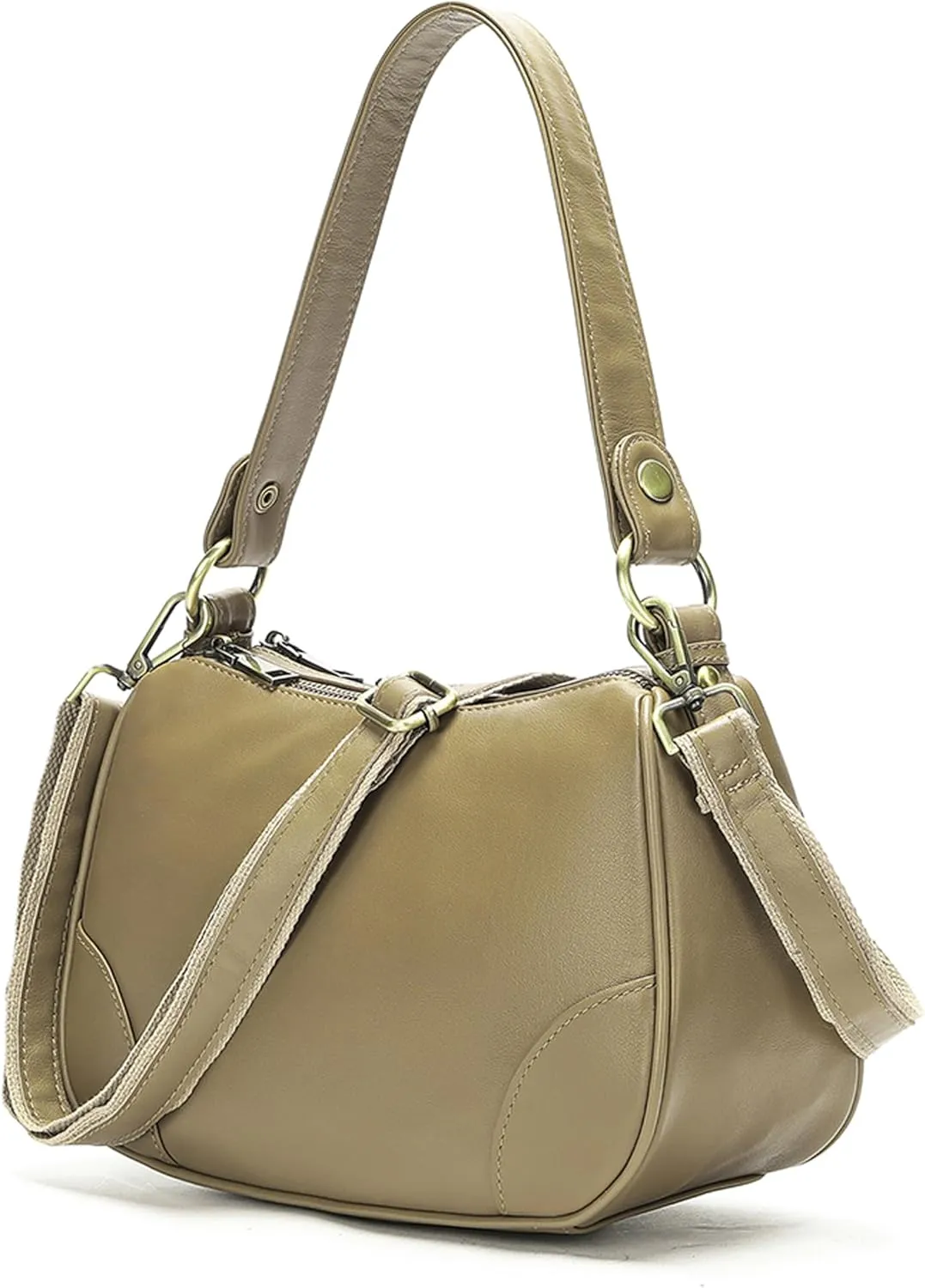 Women's Crossbody Bag Multifunctional Shoulder Bag Fashion Dumpling Bag With 2 Shoulder Straps