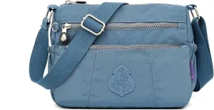 Women's Crossbody Bag with Zipper Pockets, Adjustable Strap,A gift for mom
