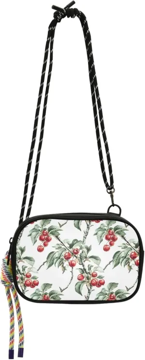 Women's Crossbody Handbags Pears Tree Leaves Print Lightweight Shoulder Phone Purse for Walking, Hiking