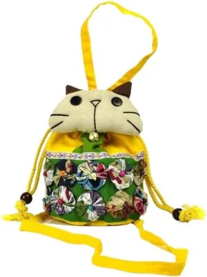 Women's Ethnic Style Animal Print Shoulder Bag Portable Dual-Purpose Crossbody Sundries Bag