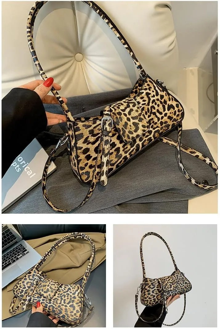 Womens Purses Crossbody Leopard Print Purse Y2k Purse Grunge Purse Mob Wife Aesthetic Purse
