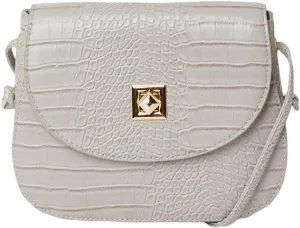 Womens/Ladies Tiffany Crocodile Print Crossbody Bag