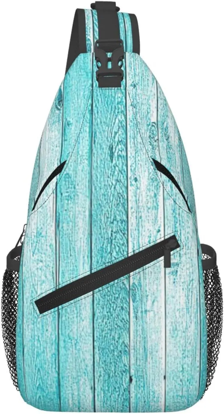 Wooden Planks Texture Wallpaper Print Stylish and Practical Crossbody Bag for All Your Travel and Daily Use