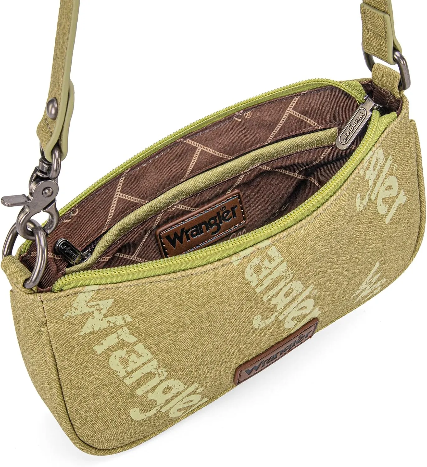 Wrangler Shoulder Bag for Women 90s Retro Top-Handle Hobo Handbag