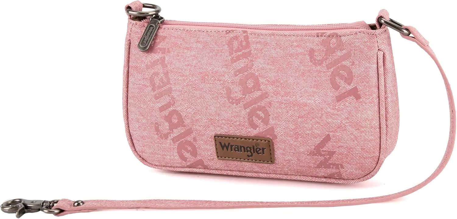 Wrangler Shoulder Bag for Women 90s Retro Top-Handle Hobo Handbag