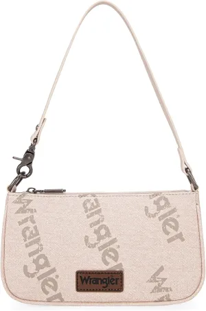 Wrangler Shoulder Bag for Women 90s Retro Top-Handle Hobo Handbag