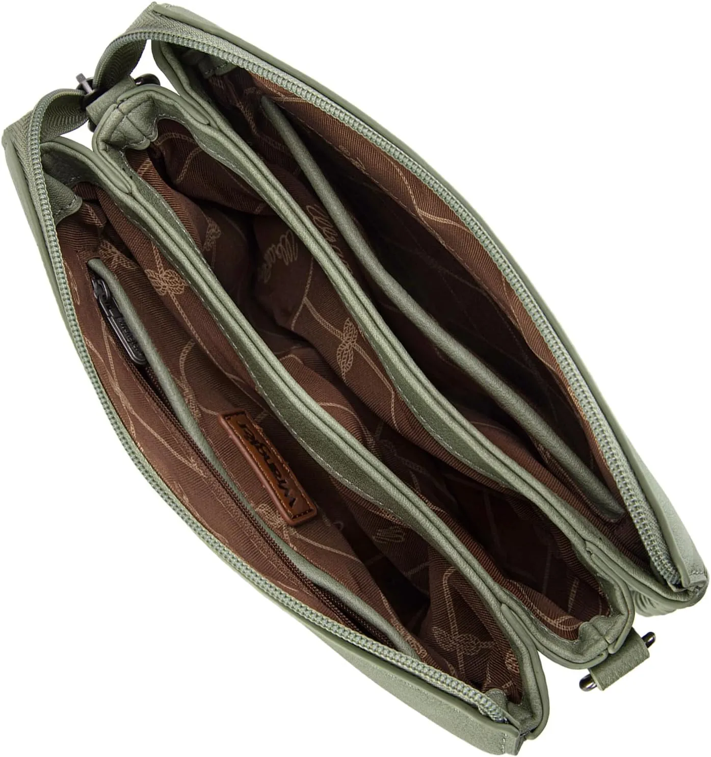 Wrangler Shoulder Bag for Women Crossbody Purse with Woven Strap