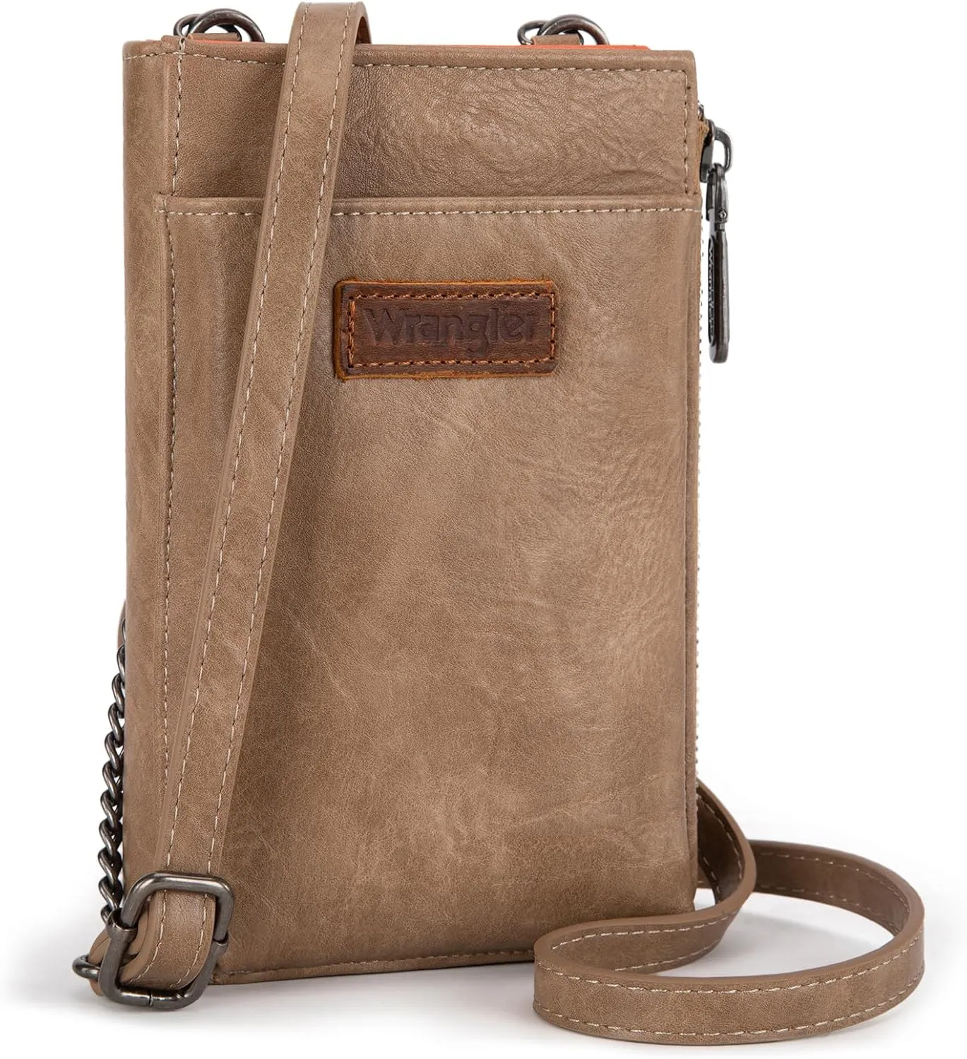 Wrangler Small Crossbody Purse for Women RFID Blocking Over Shoulder Cellphone Wallet with Credit Card Slots