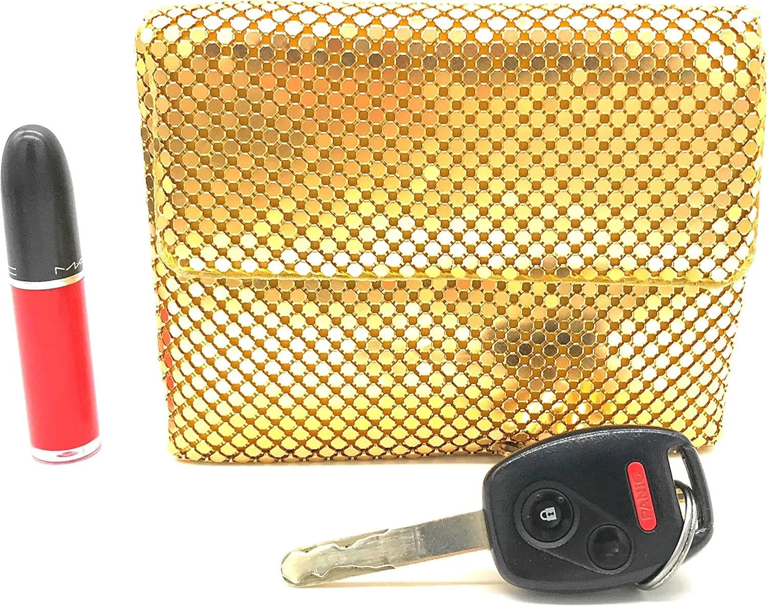 X-Small Women clutch metal mesh evening purse bag for Cocktail Party Prom Wedding Banquet