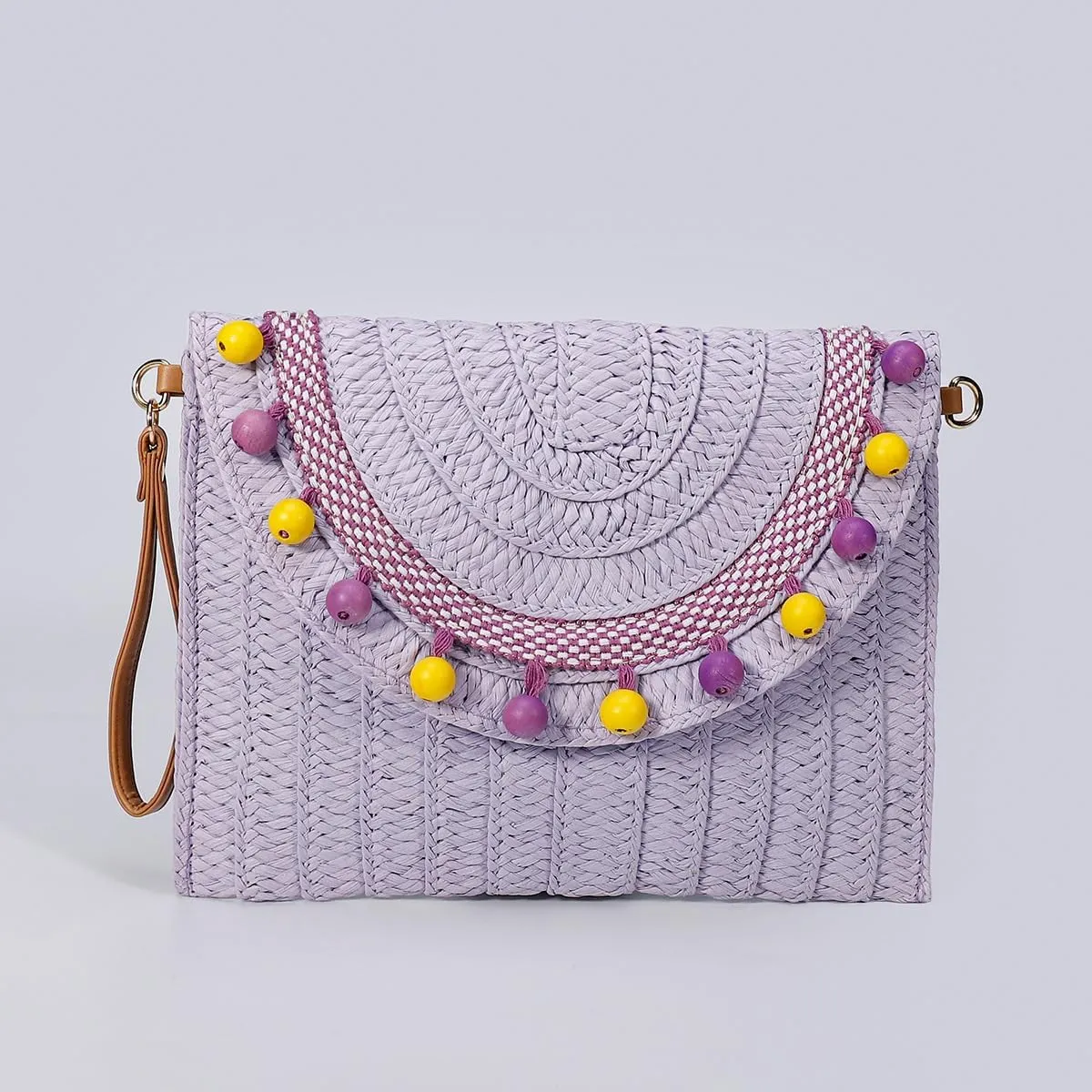 YELLOOP Straw Beach Bag Boho Tassels Small Crossbody Purses Women Y2k Crochet Bags Cute Purse Trendy 2025 Summer
