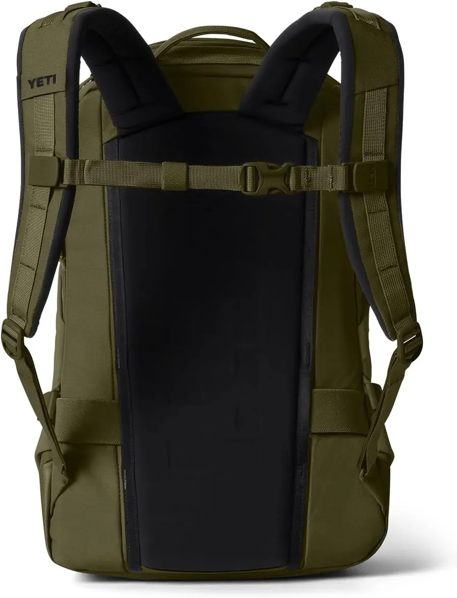 YETI Ranchero Backpack 22L, All-Day Utility Pack, Structured and Durable, Olive