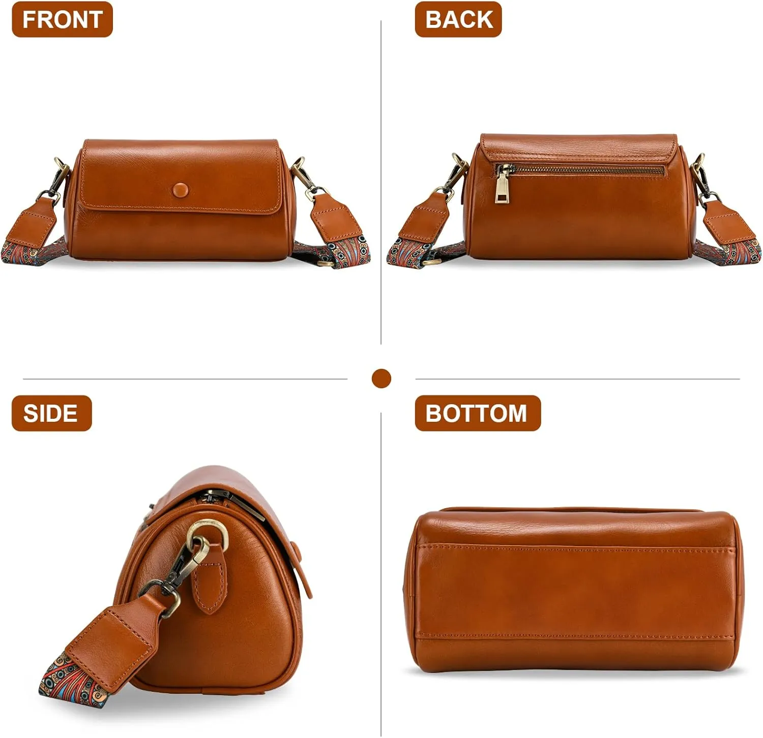 Yonami Genuine Leather Purses for Women – Versatile Crossbody Bags for Women, Perfect Small Purse for Everyday Use
