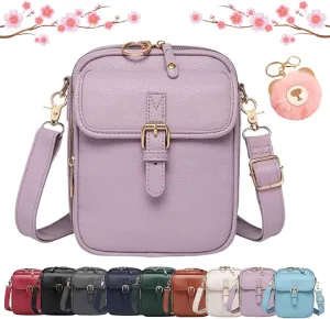 Zealburst Crossbody Bag, Urvashi Crossbody Bag, Vintage Leather Anti Theft Shoulder Bag with 10 Card Slots