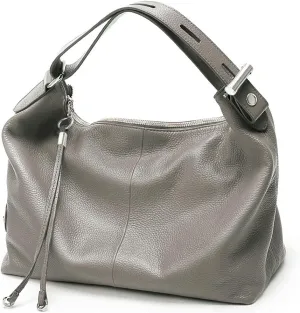 zency 6 Colors Fashion 100% Real Genuine Leather Women Shoulder Bag Handbag Lady Casual Tote